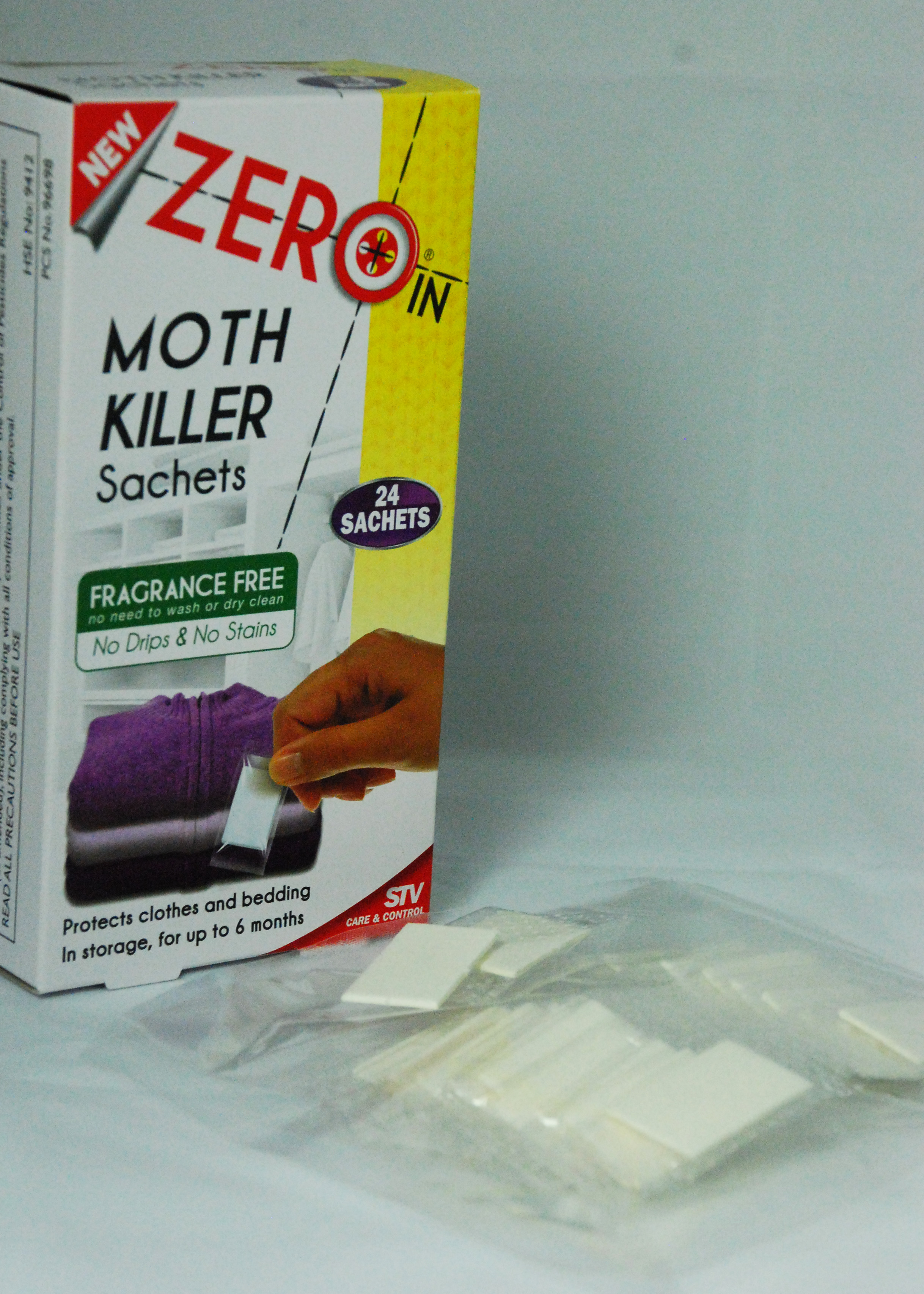 clothes moth killer sachets